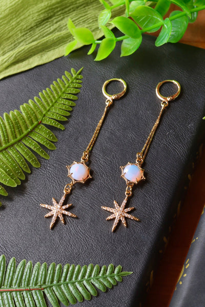 Stardust opalite earrings