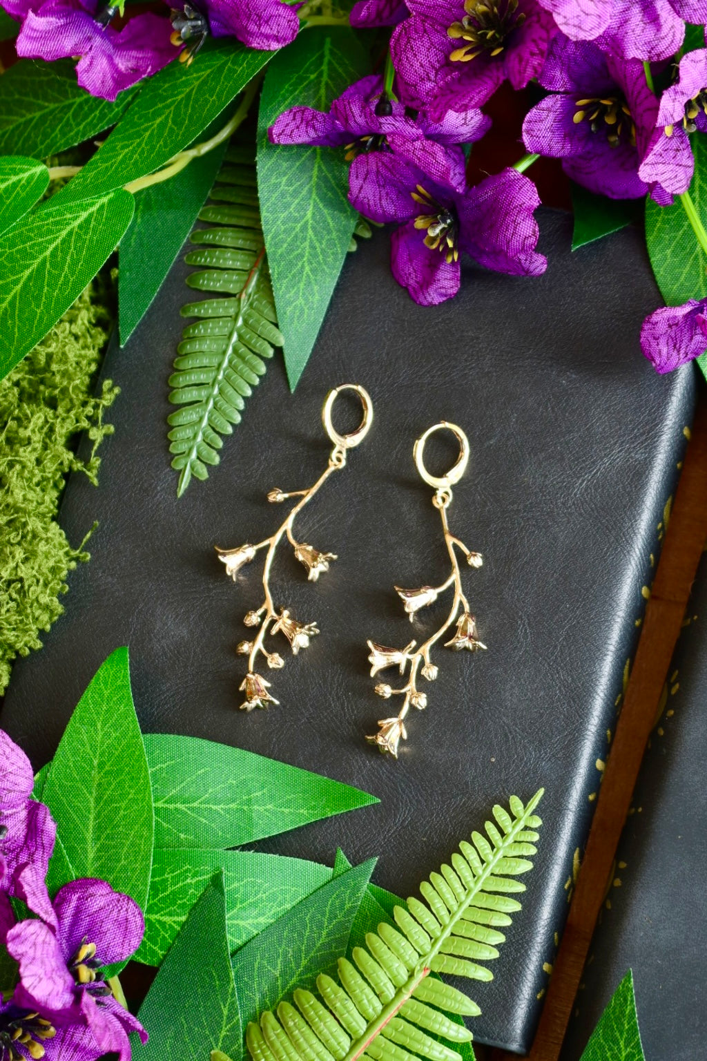 Bellflower earrings