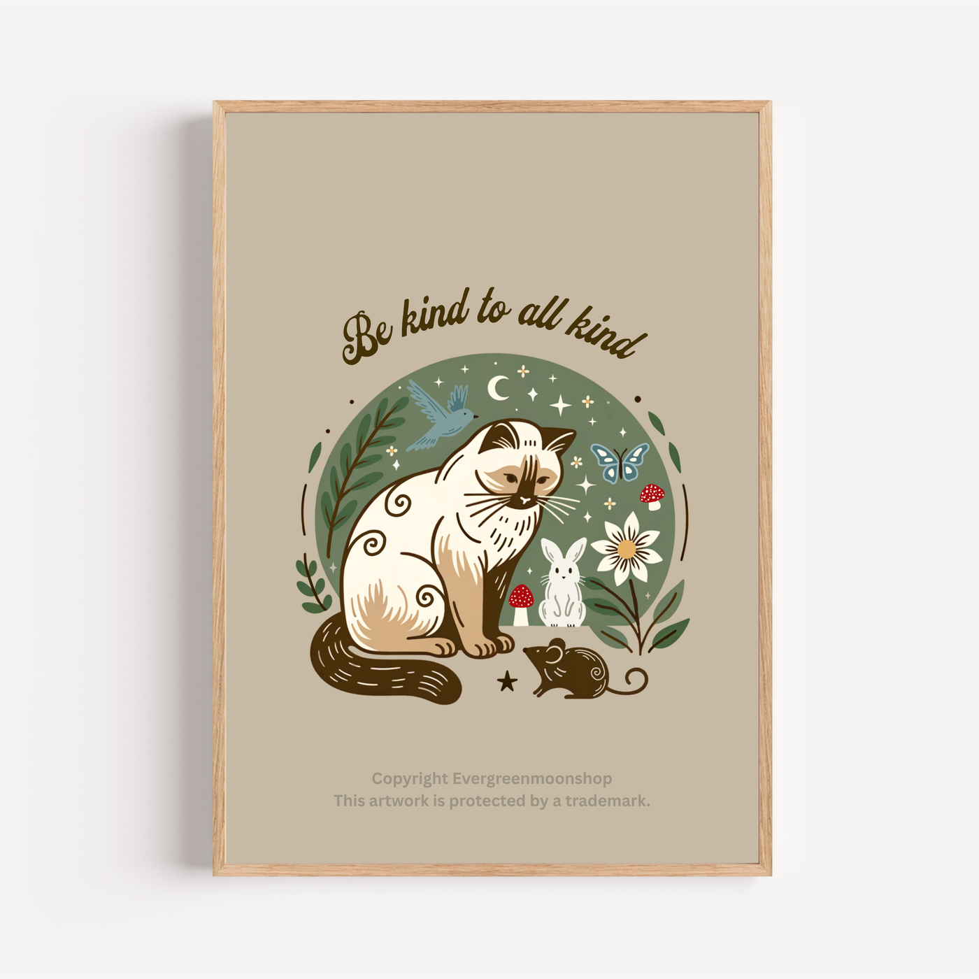 Be Kind to all kind wall art print