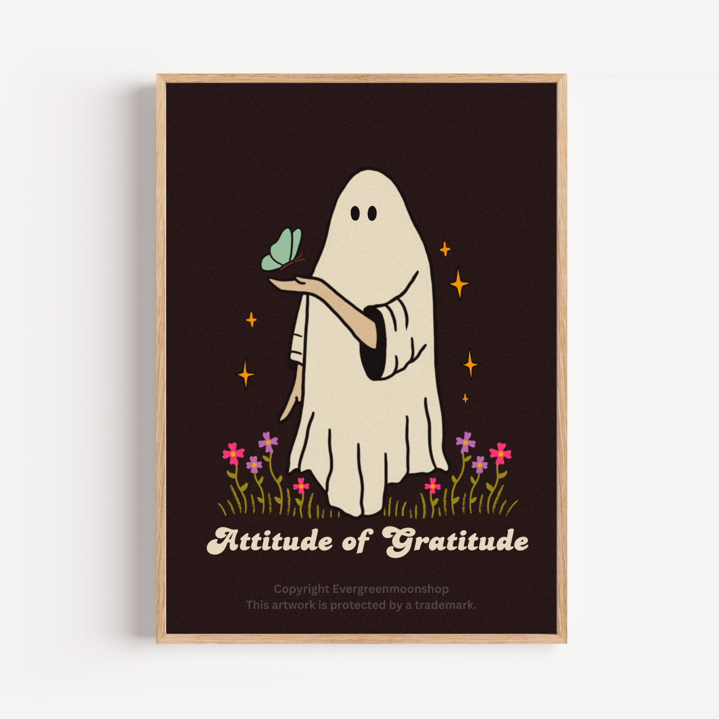 Attitude of Gratitude wall art print