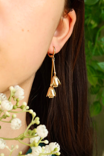 Flower earrings