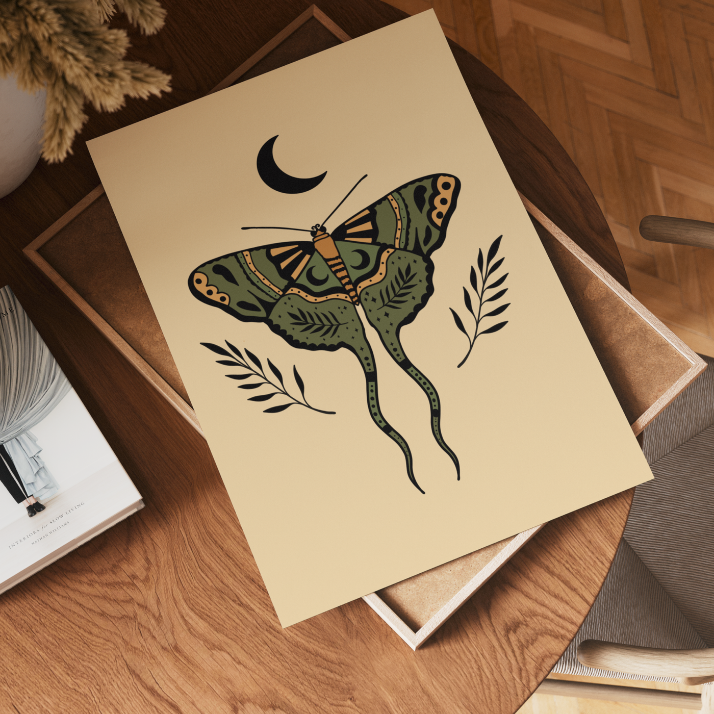 Moth art print