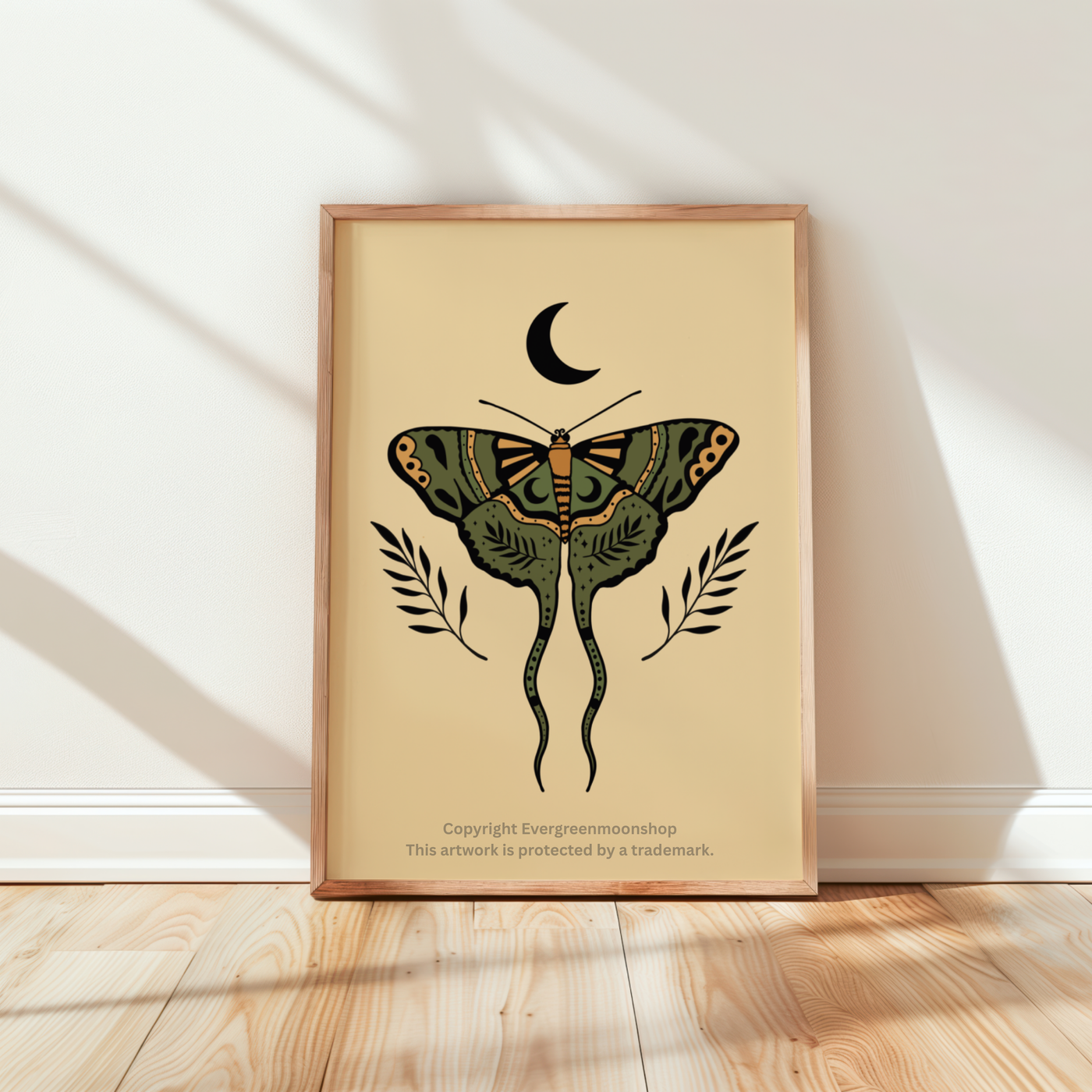 Moth art print