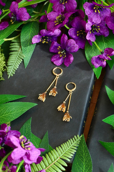 Flower earrings