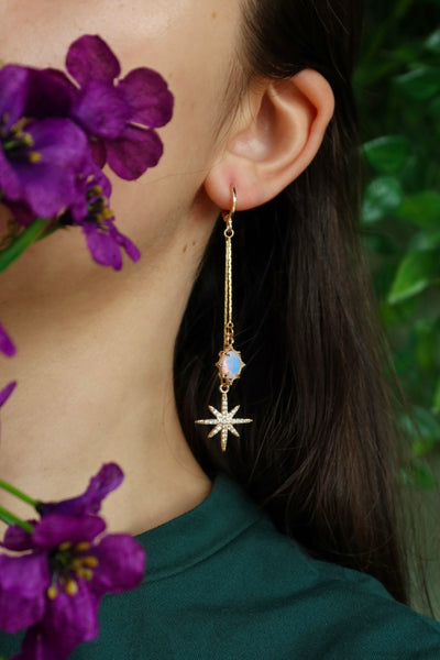 Stardust opalite earrings