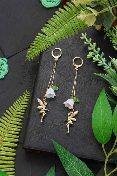 Fairy flower lily earrings