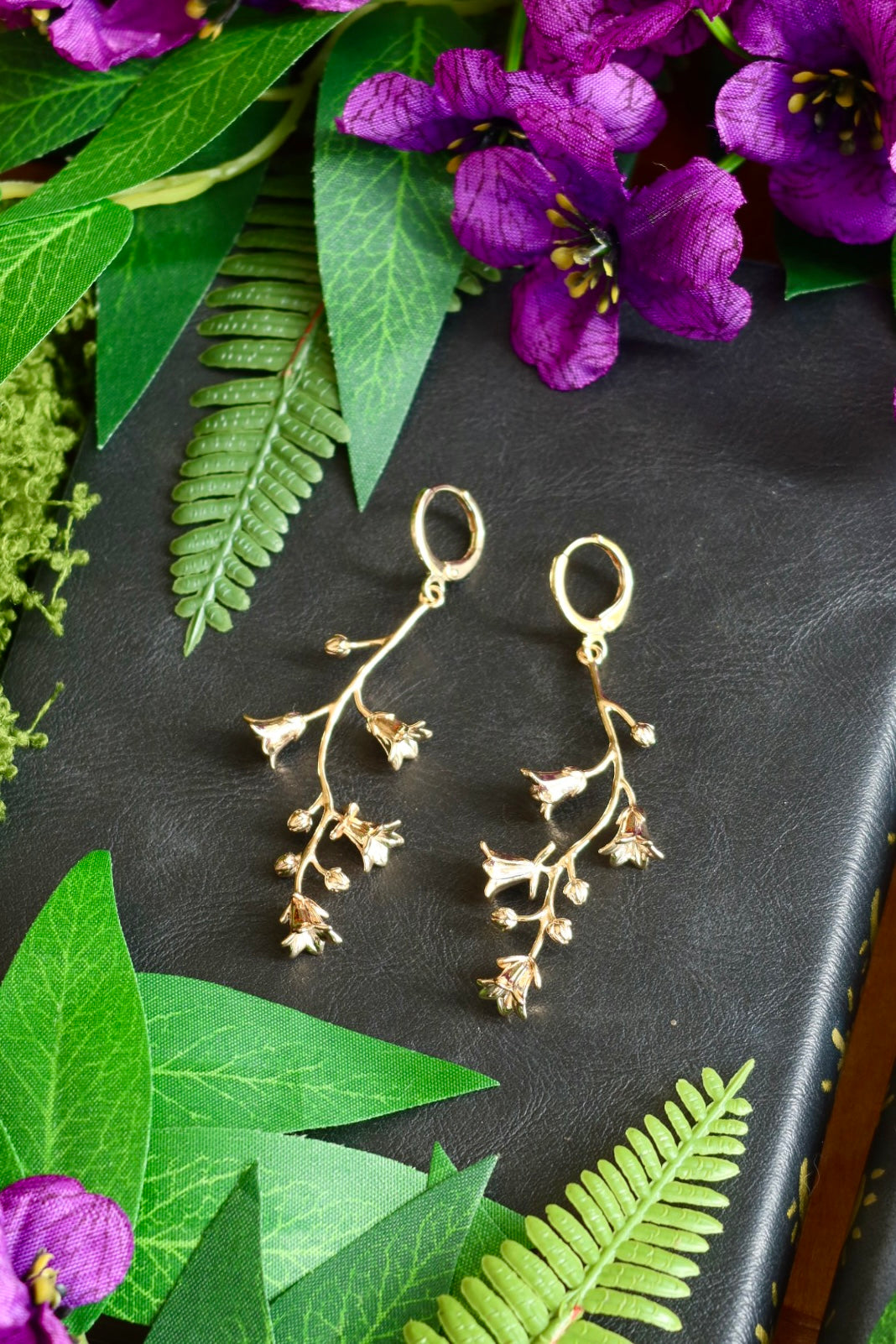 Bellflower earrings