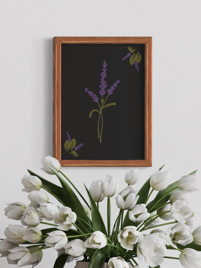 Lavender - framed art print