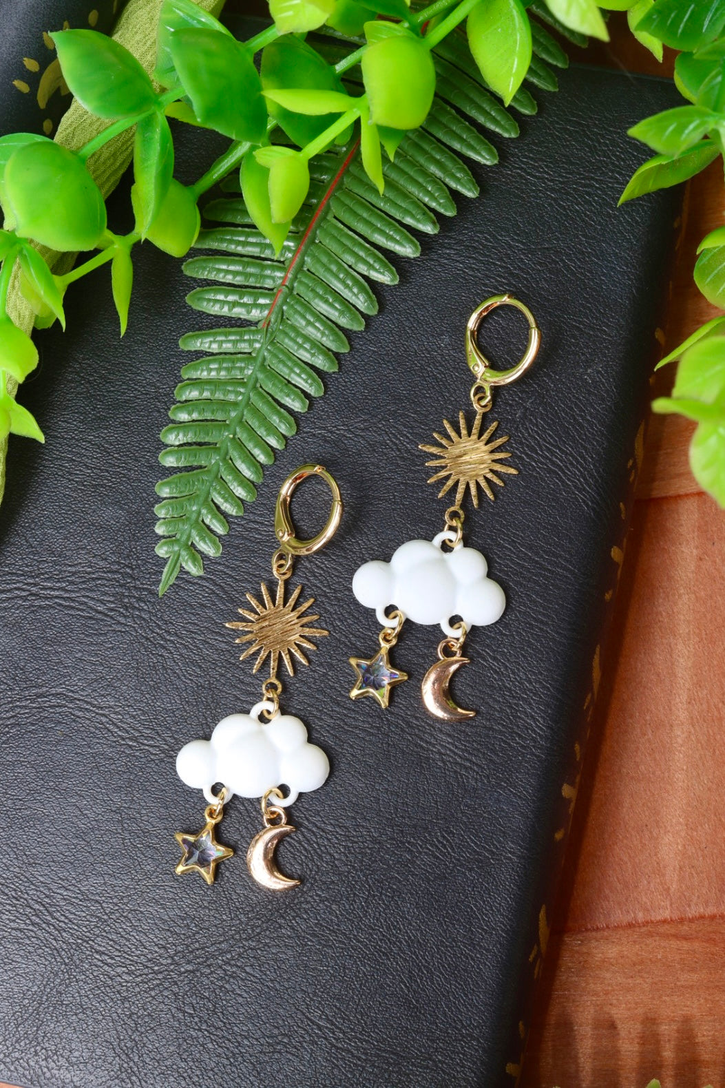 Magical celestial cloud earrings