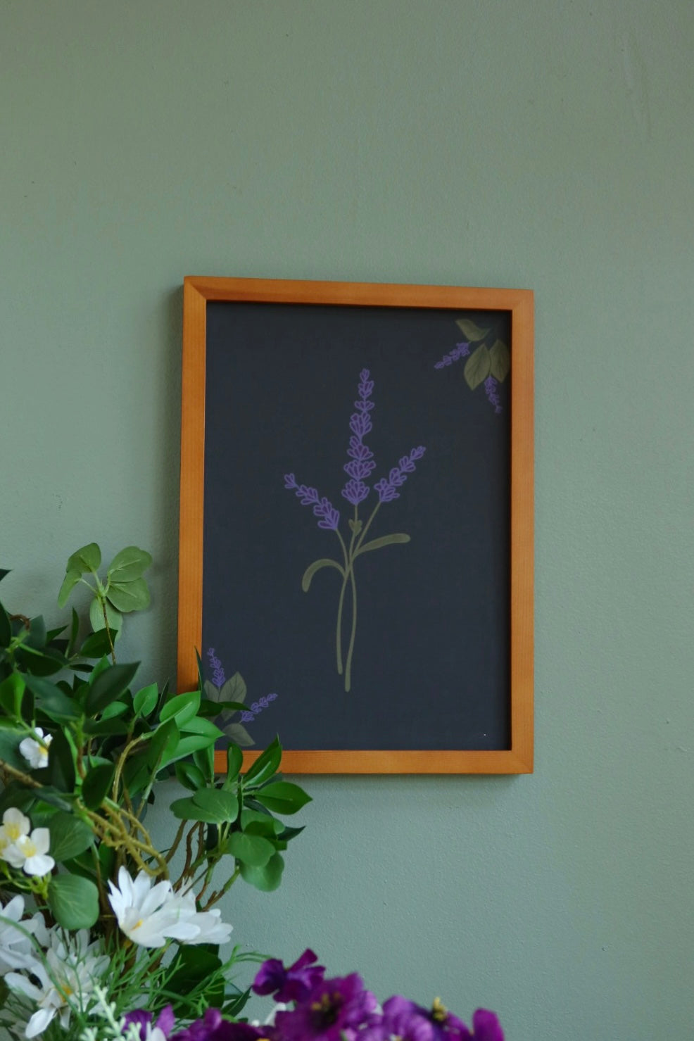 Lavender - framed art print