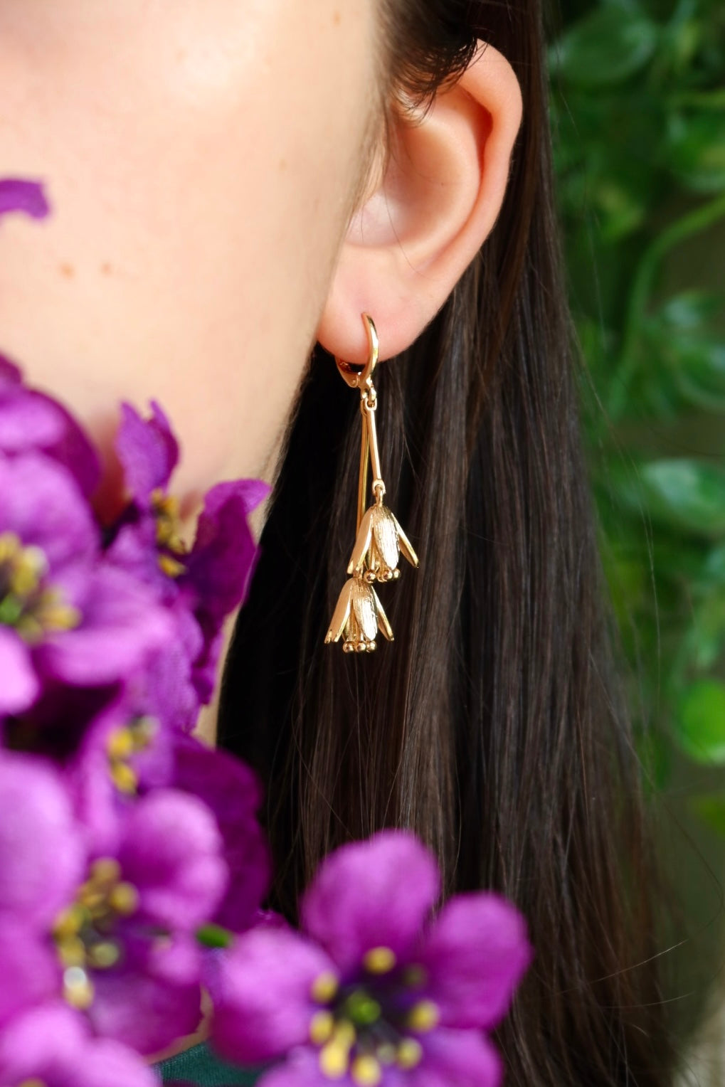 Flower earrings