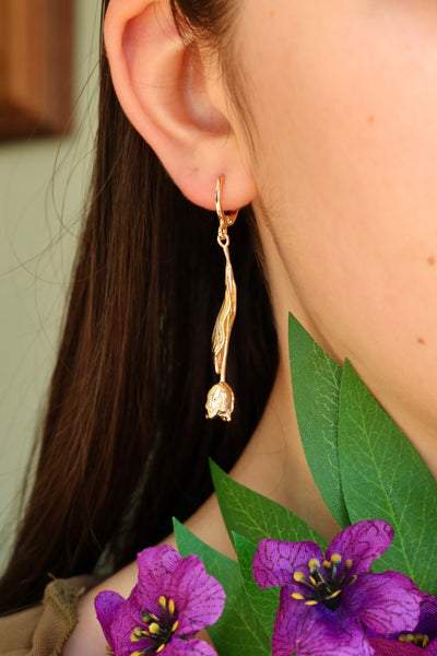 Tulip earrings