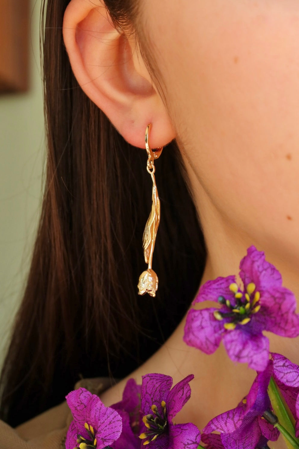 Tulip earrings