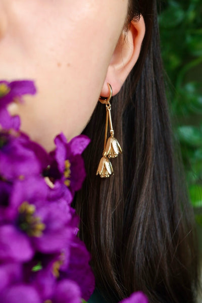 Flower earrings