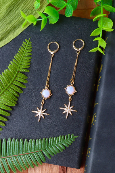 Stardust opalite earrings