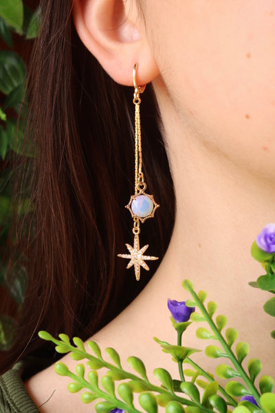 Stardust opalite earrings