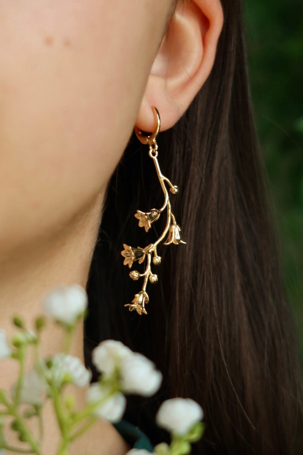 Bellflower earrings