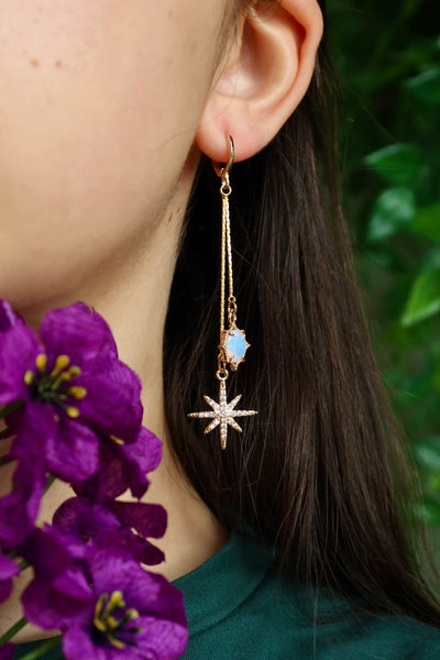 Stardust opalite earrings