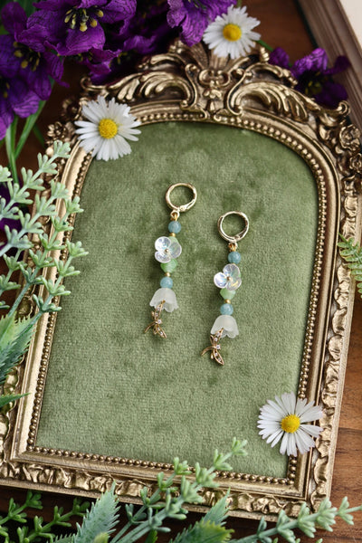 Dragonfly in Bloom Earrings