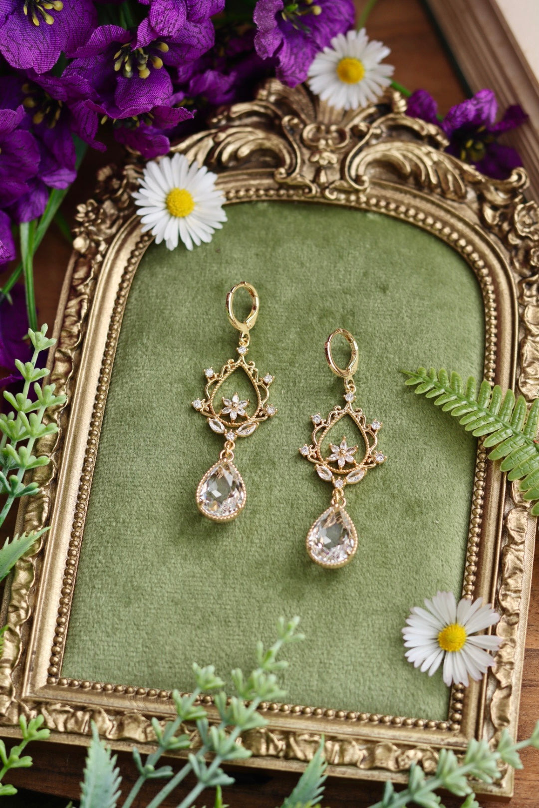 Blooming Drop Earrings