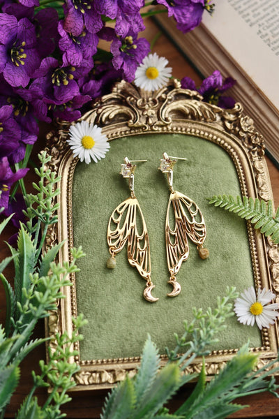 Dreamer fairy wing earrings