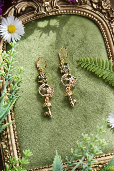 Garden Mushroom Earrings