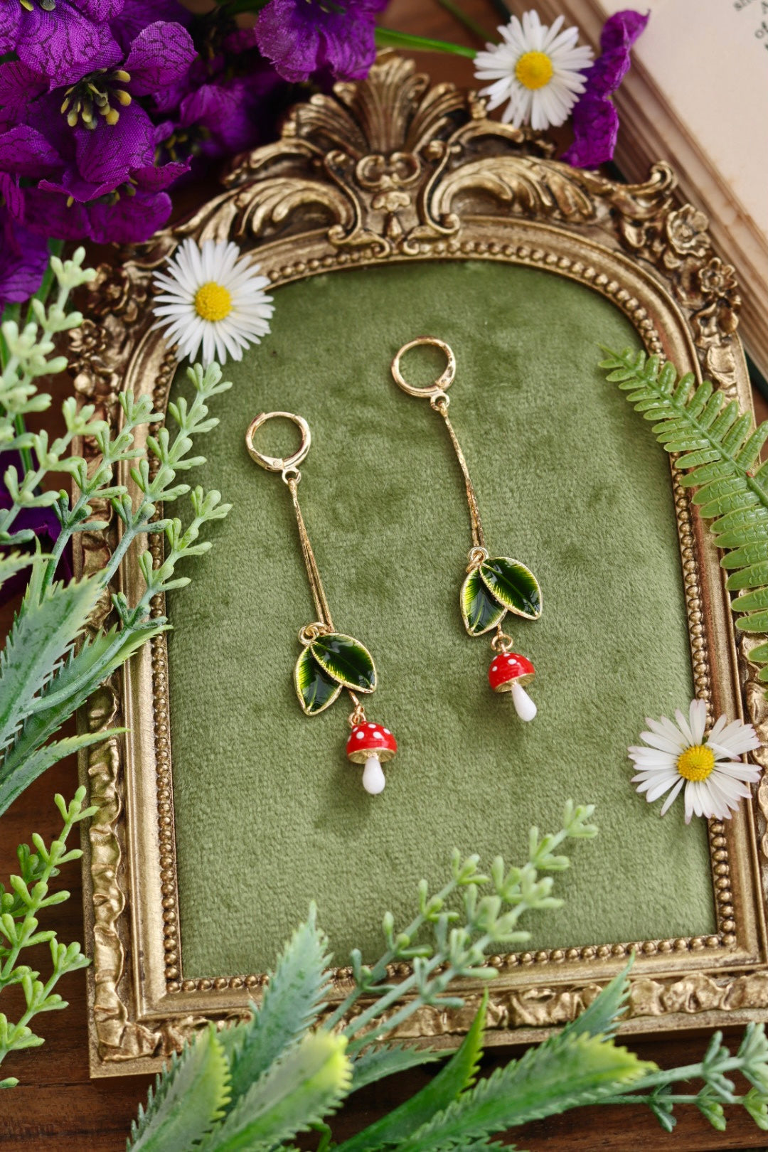 Woodland Toadstool Earrings