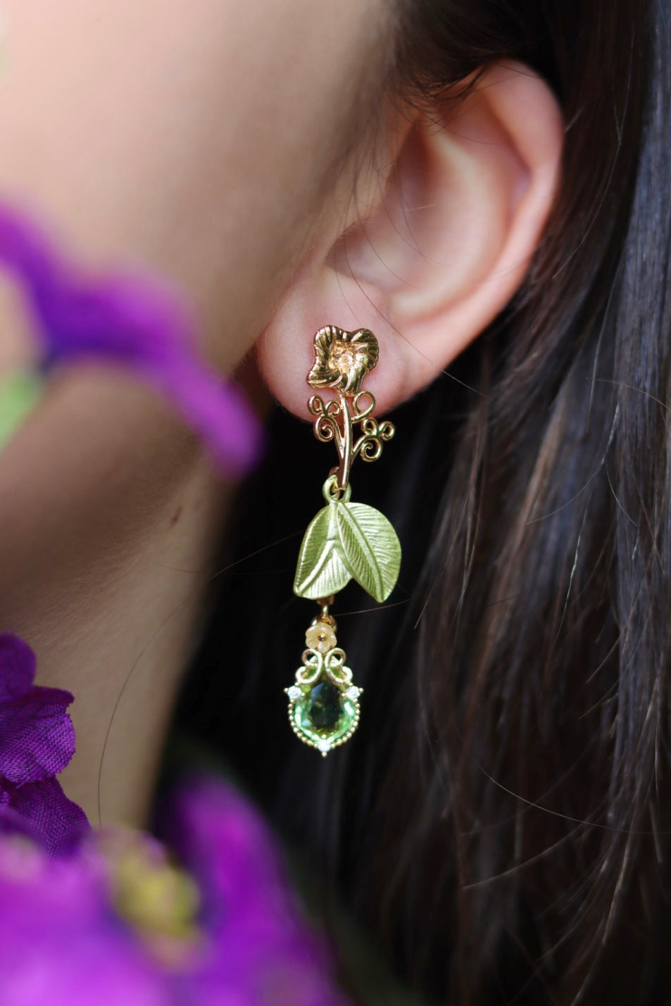 Wild Flower Garden Earrings
