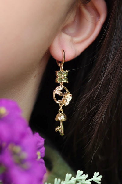 Garden Mushroom Earrings
