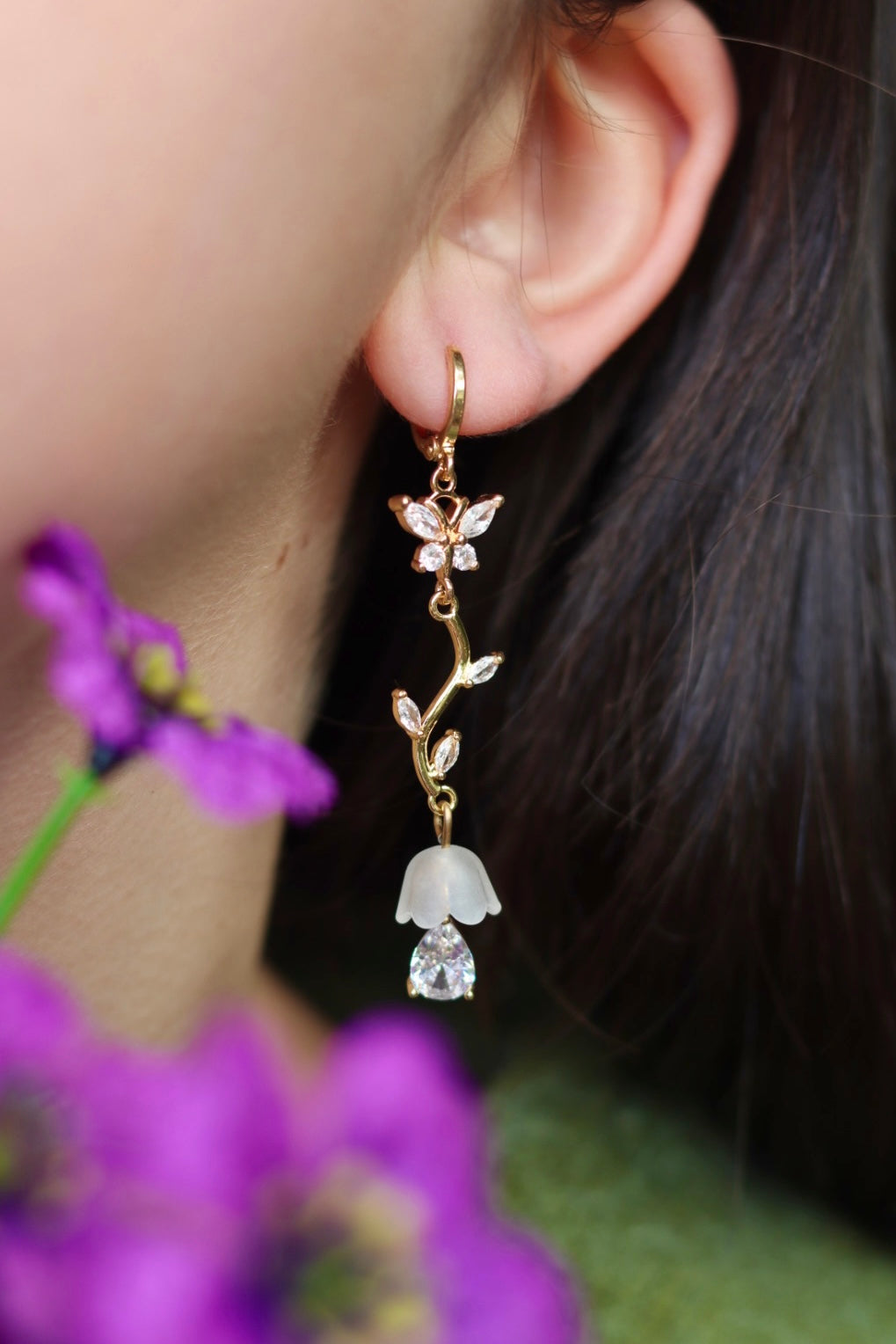 Butterfly in the Valley Earrings