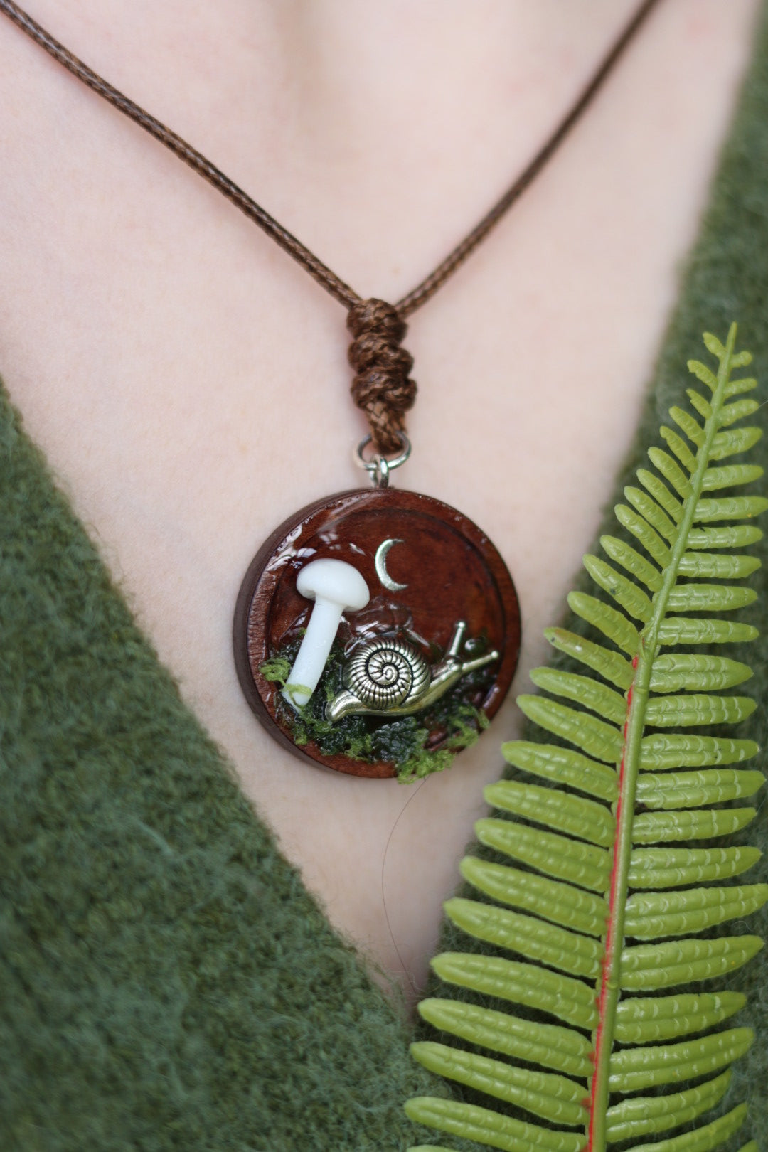 Snail’s Secret Garden Necklace