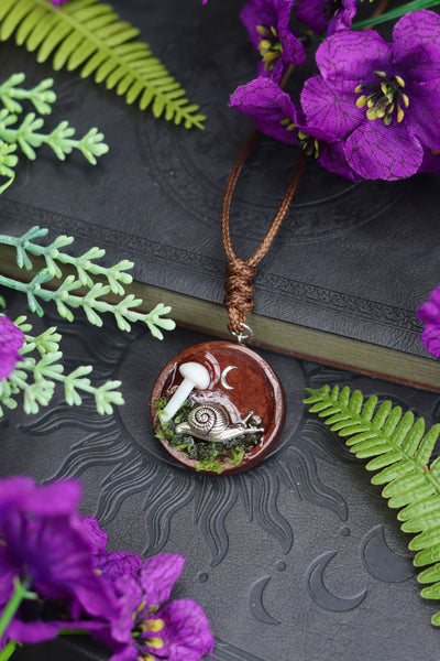Snail’s Secret Garden Necklace
