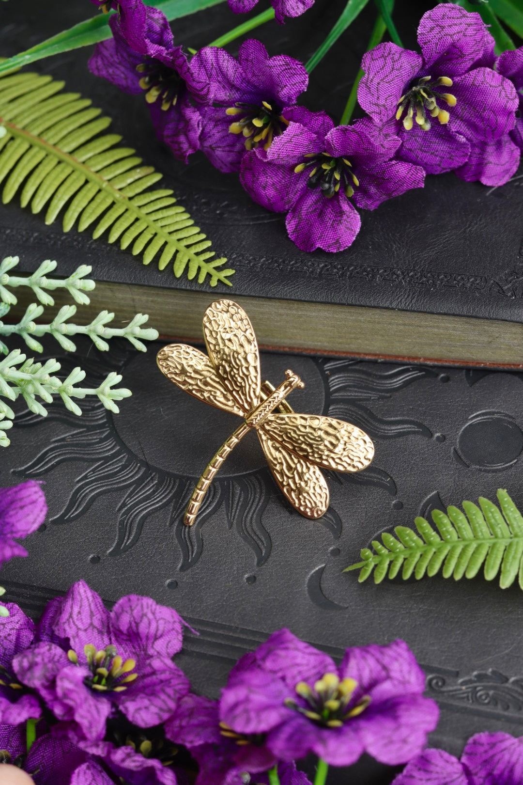 Large dragonfly rings - Gold or Silver