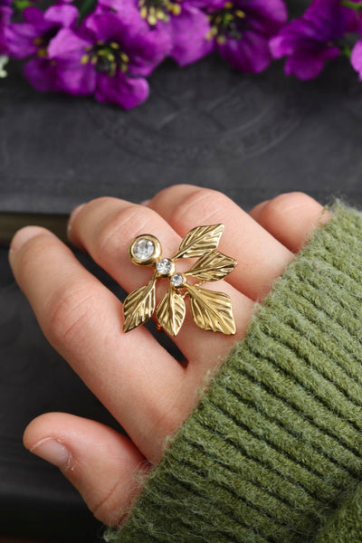 Lush Leaf Ring