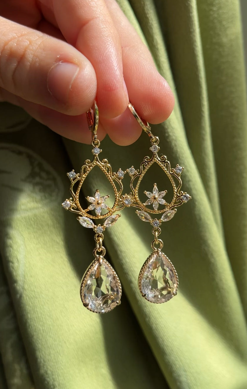 Blooming Drop Earrings