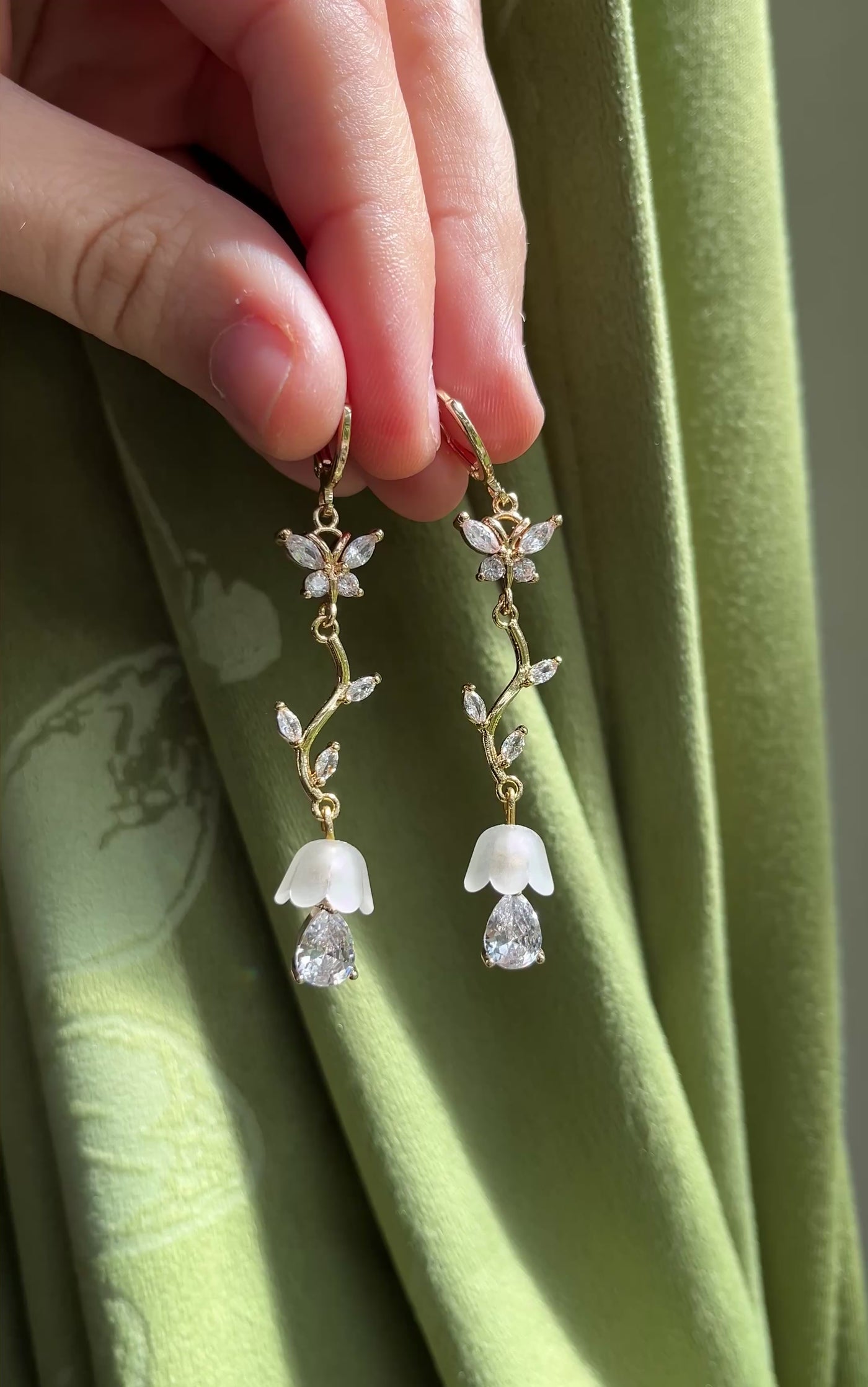 Butterfly in the Valley Earrings