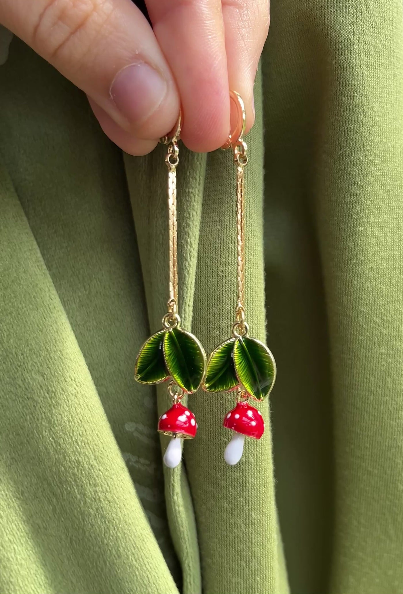 Woodland Toadstool Earrings