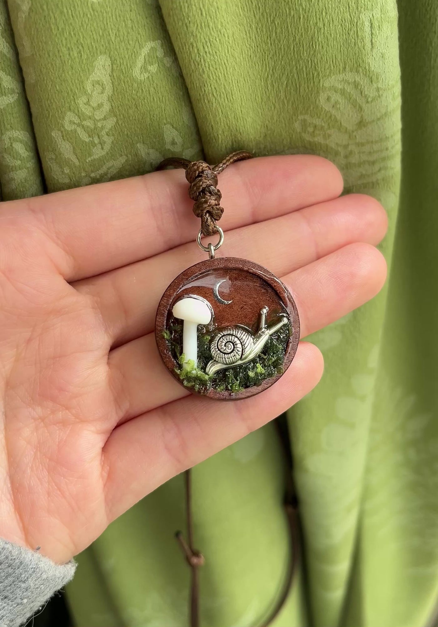 Snail’s Secret Garden Necklace