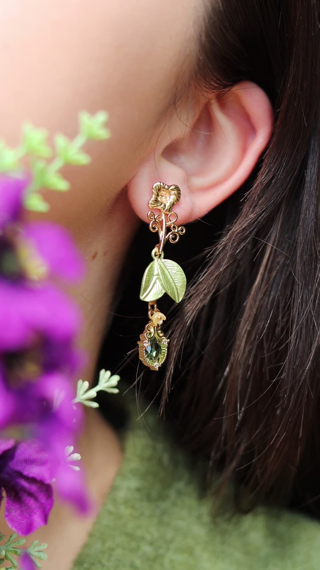 Wild Flower Garden Earrings